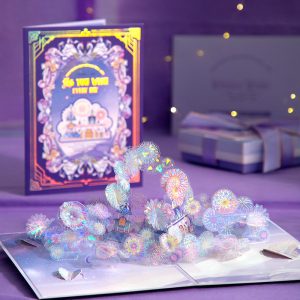3D Firework Greeting Card